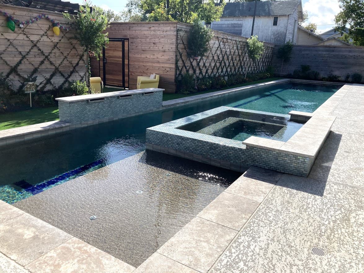 Houston Cool Pools custom pool project